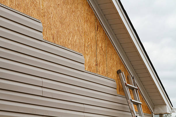 Professional Siding Repair technician working in New Caney, TX